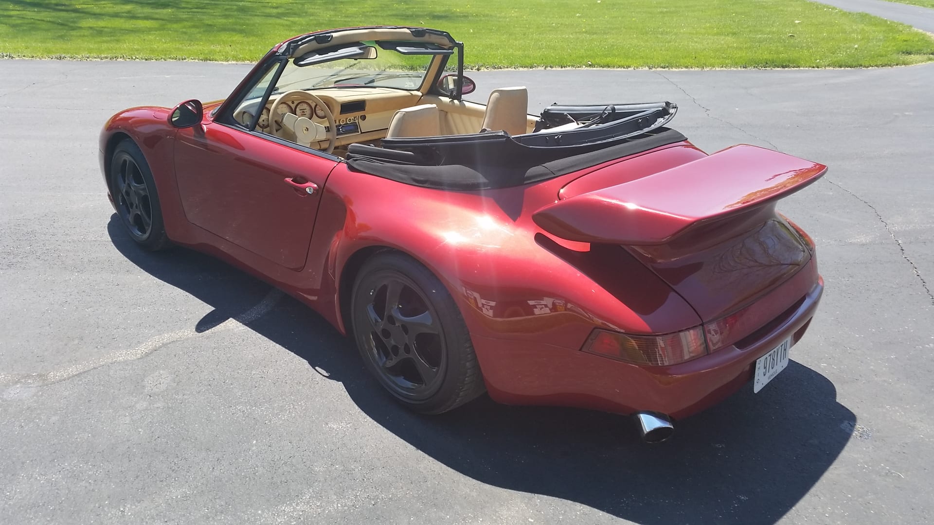 1976 Porsche 911 Cabriolet at Indy 2015 as S7 Mecum Auctions
