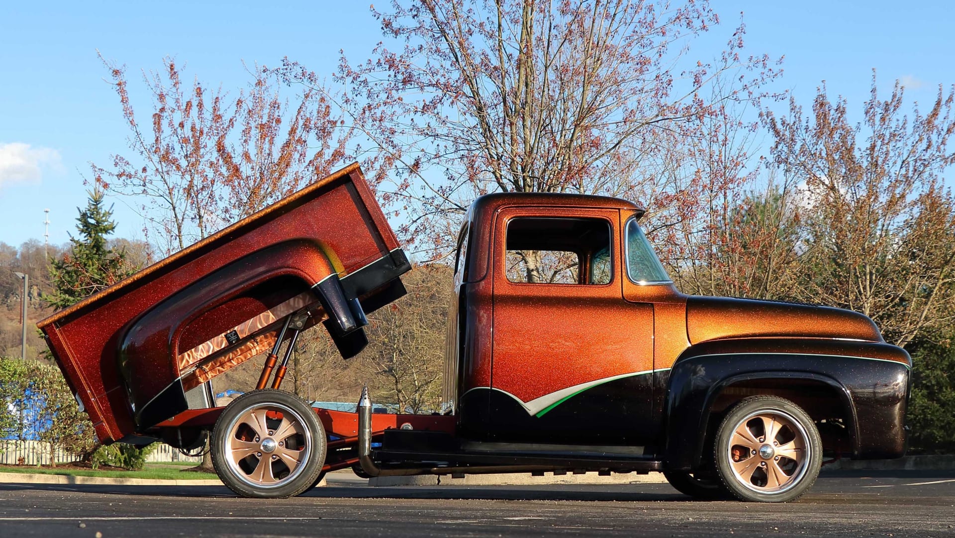 1956 Ford F100 Pickup at Indy 2019 as U101.1 Mecum Auctions