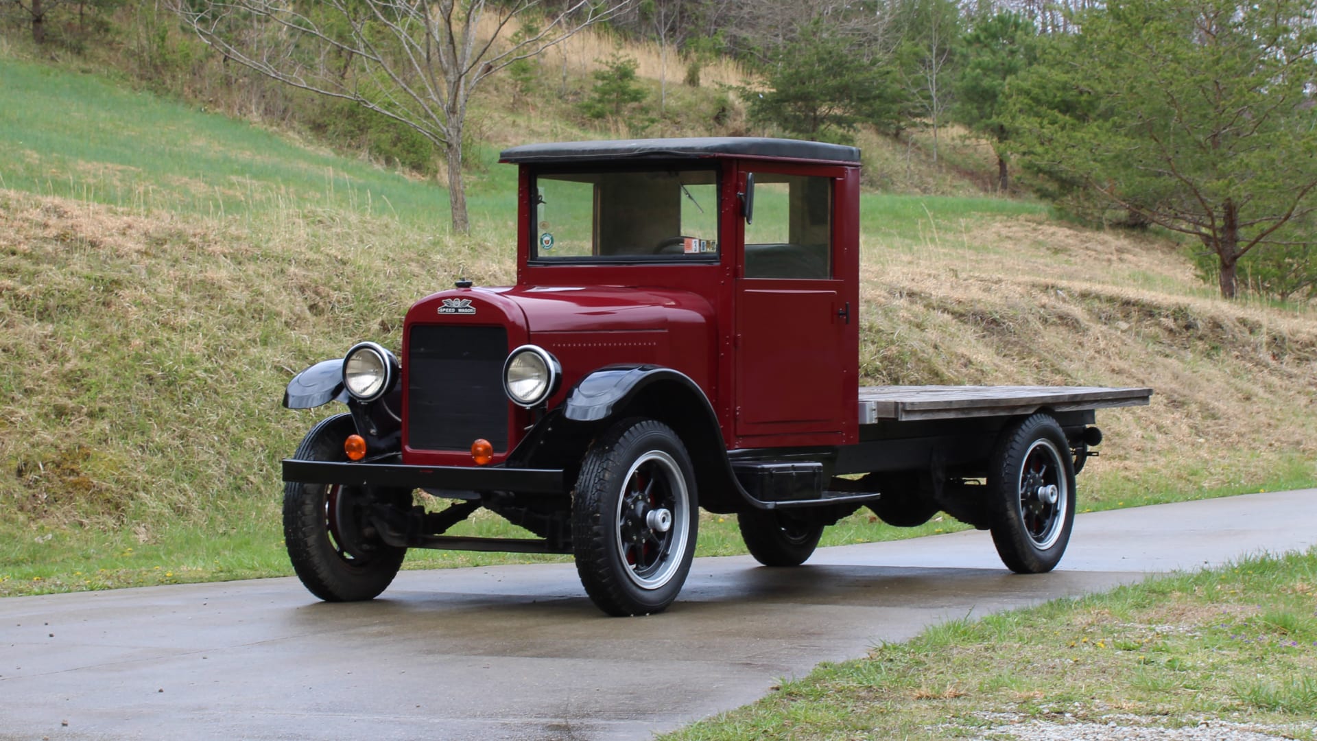 1928 REO Speed Wagon Truck at Indy 2022 as G33 Mecum Auctions