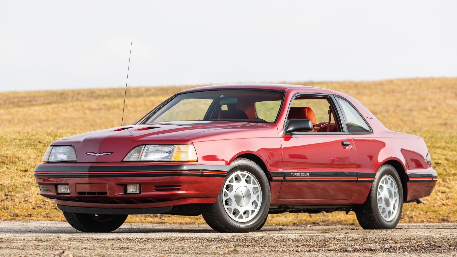 1987 Ford Thunderbird Turbo Coupe at Indy 2022 as F242 - Mecum Auctions