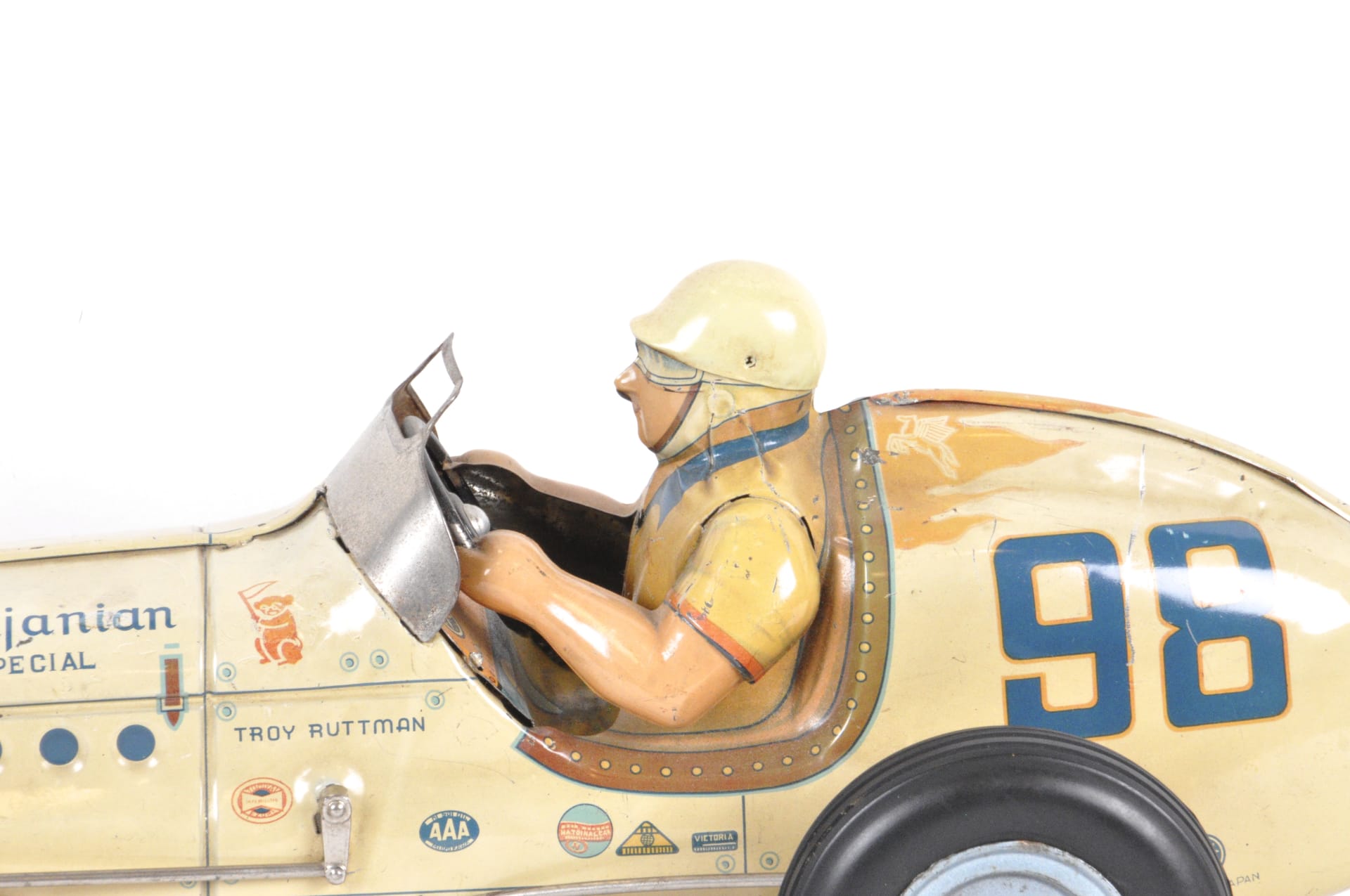 Troy Ruttman Agajanian Special 17 Inch Tin Toy at The Toy Auction 2014 ...