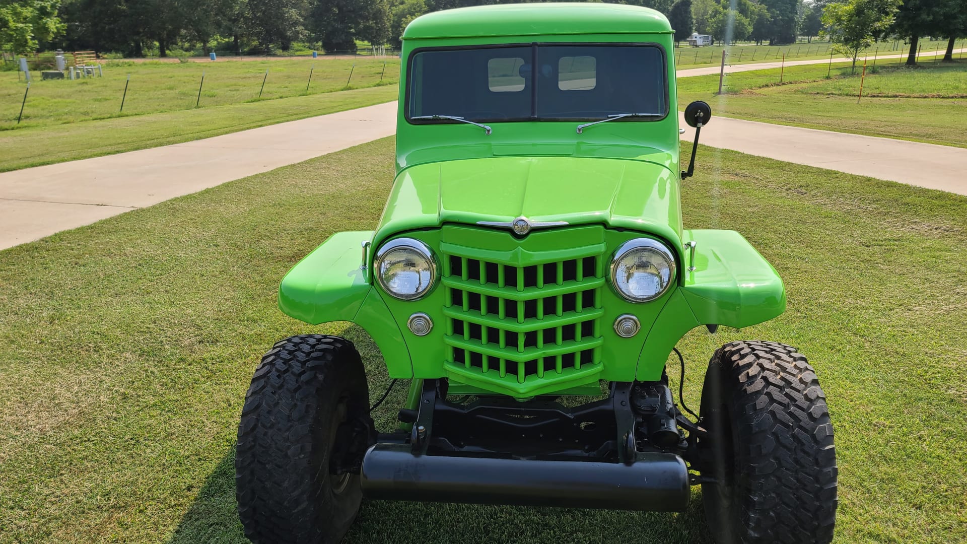 1952 WillysOverland Jeep Custom Sedan Delivery at Tulsa 2022 as F255