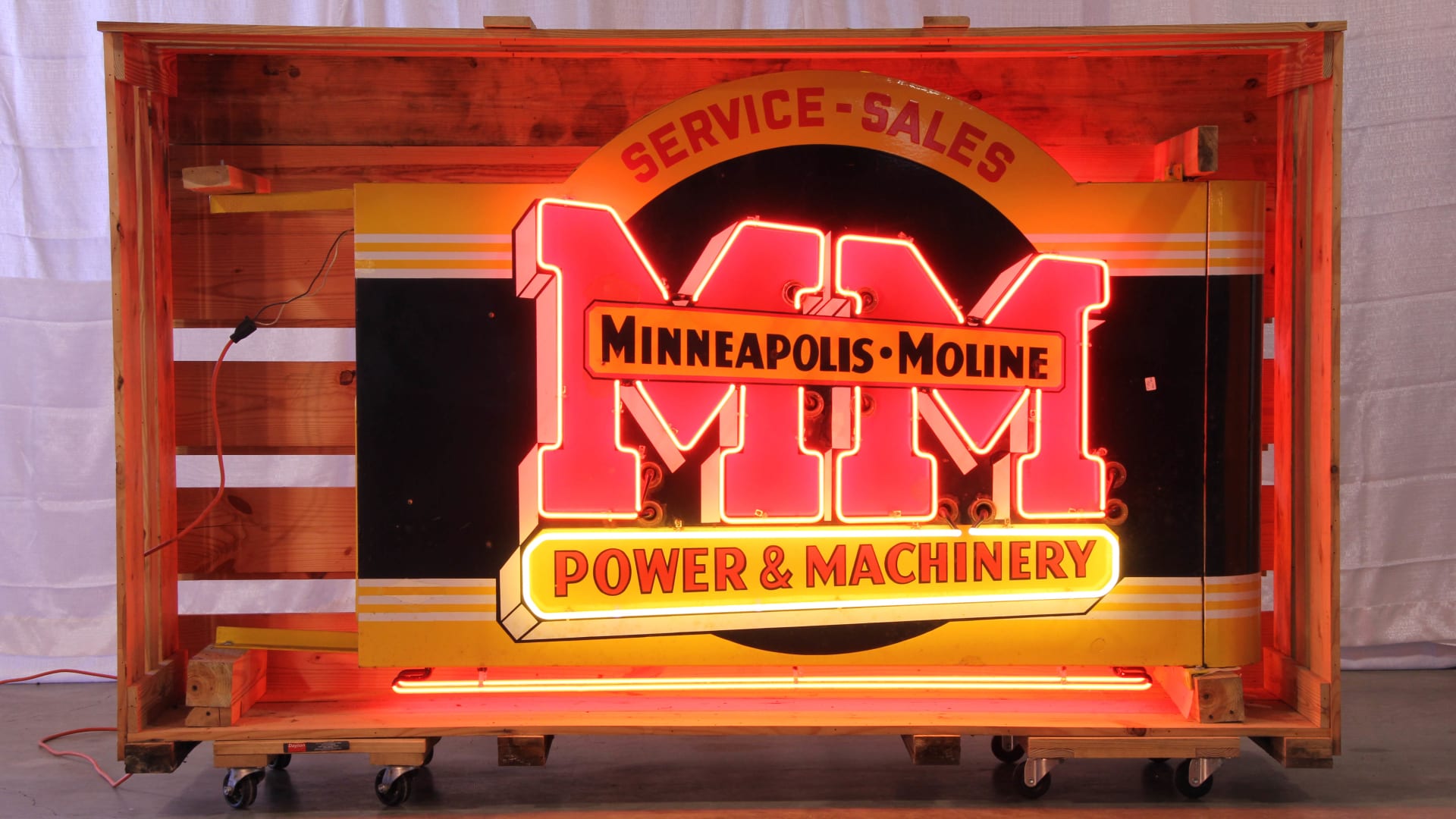MinneapolisMoline Service Sales 72x48x16 at The Walker Sign Collection