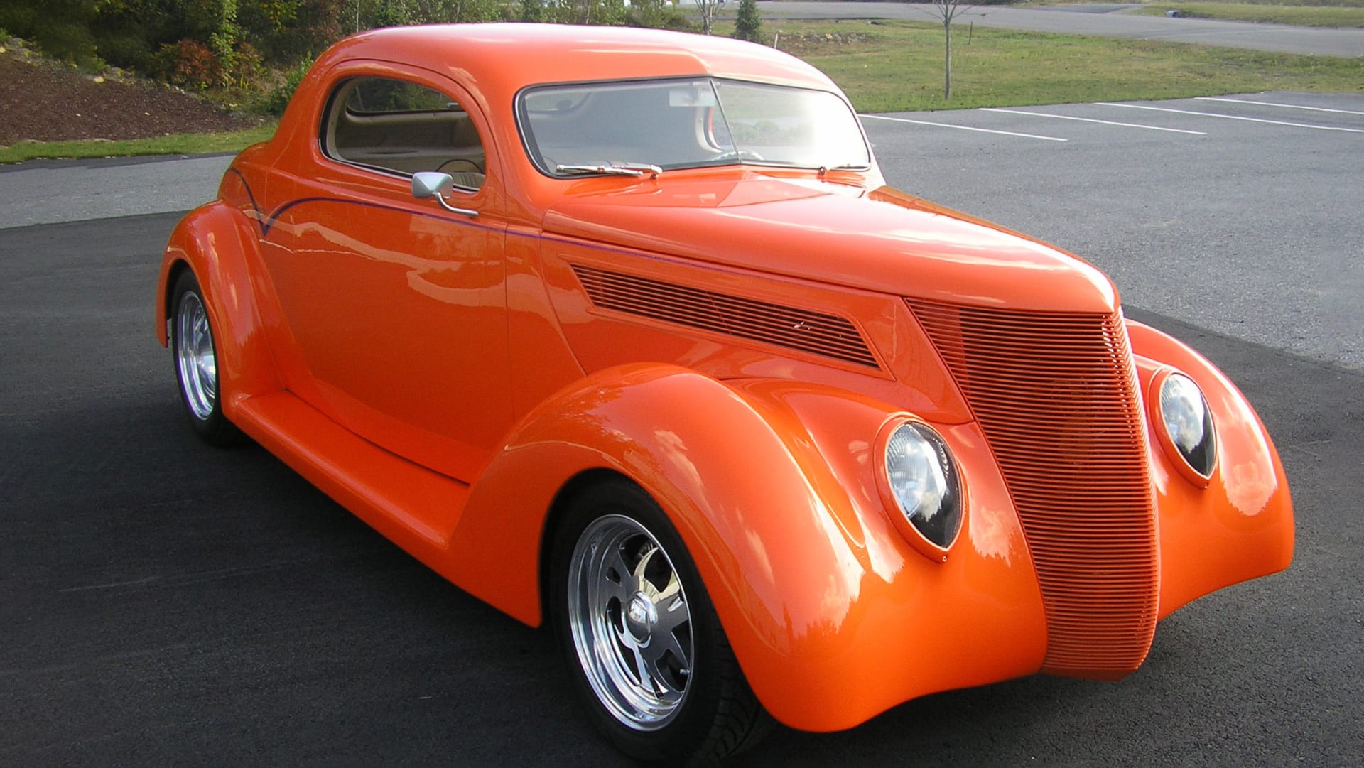 1937 Ford Custom Coupe at Harrisburg 2023 as S70 Mecum Auctions