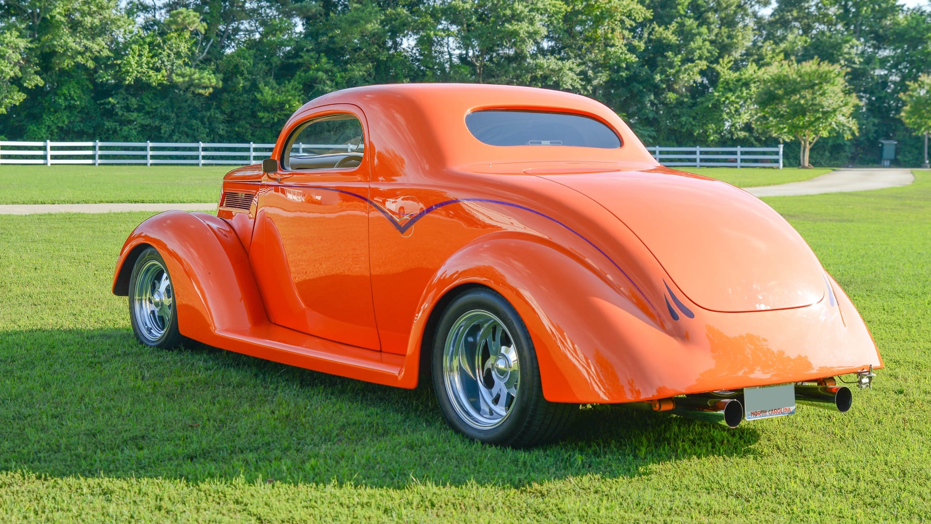 1937 Ford Custom Coupe at Harrisburg 2023 as S70 Mecum Auctions