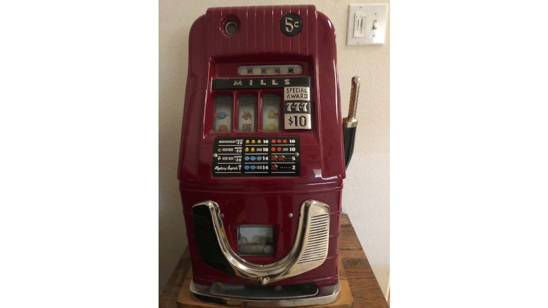 Mills Slot Machine at Glendale 2023 as Z405 Mecum Auctions