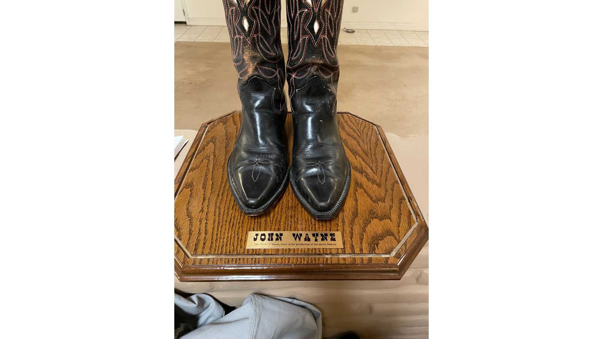 John Wayne Boots at Glendale 2023 as Z401 Mecum Auctions