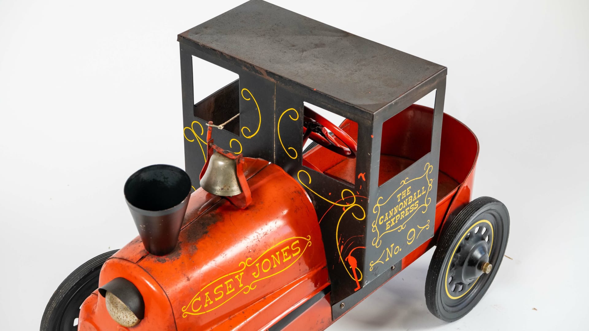 Casey Jones Cannon Ball Express Garton Pedal Car at Indy 2023 as M317