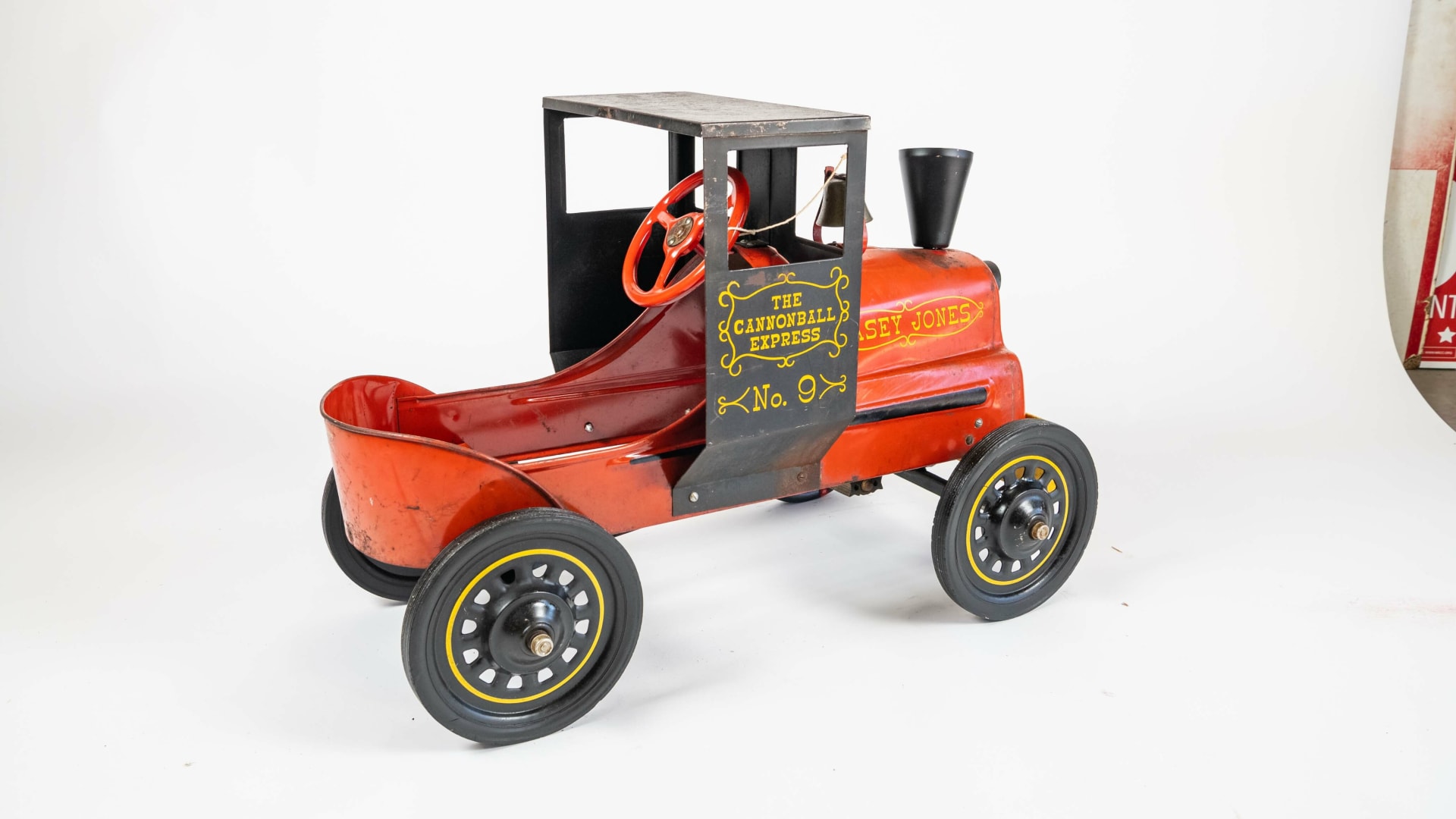 Casey Jones Cannon Ball Express Garton Pedal Car at Indy 2023 as M317