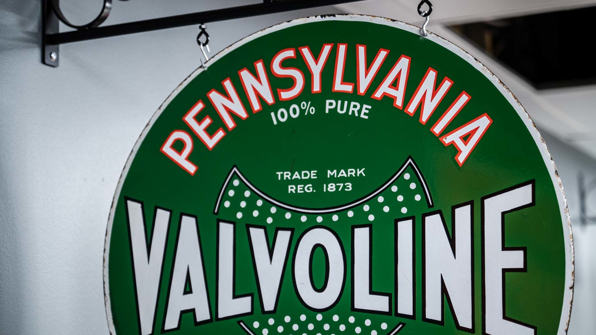 Valvoline DoubleSided Porcelain Sign at The World’s Largest Road Art