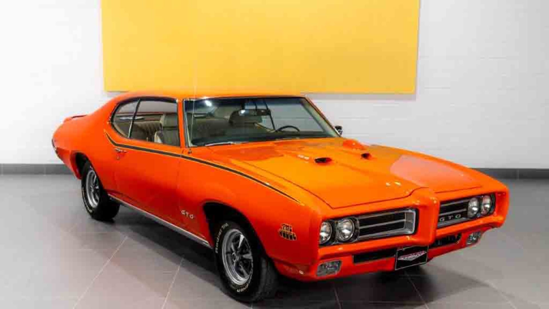 1969 Pontiac GTO Judge at Indy 2023 as W244 Mecum Auctions