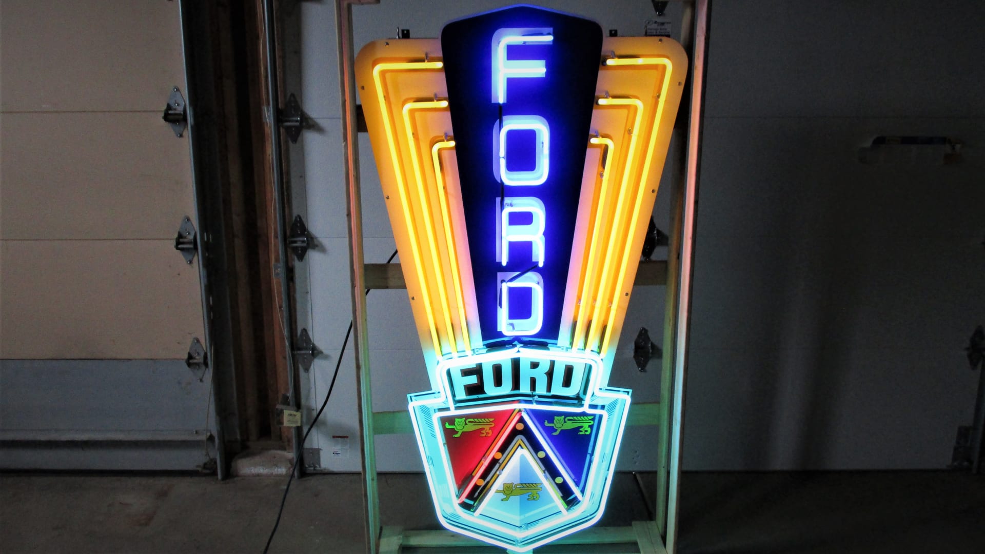 Ford Jubilee SingleSided Neon Sign at Indy 2023 as M269 Mecum Auctions