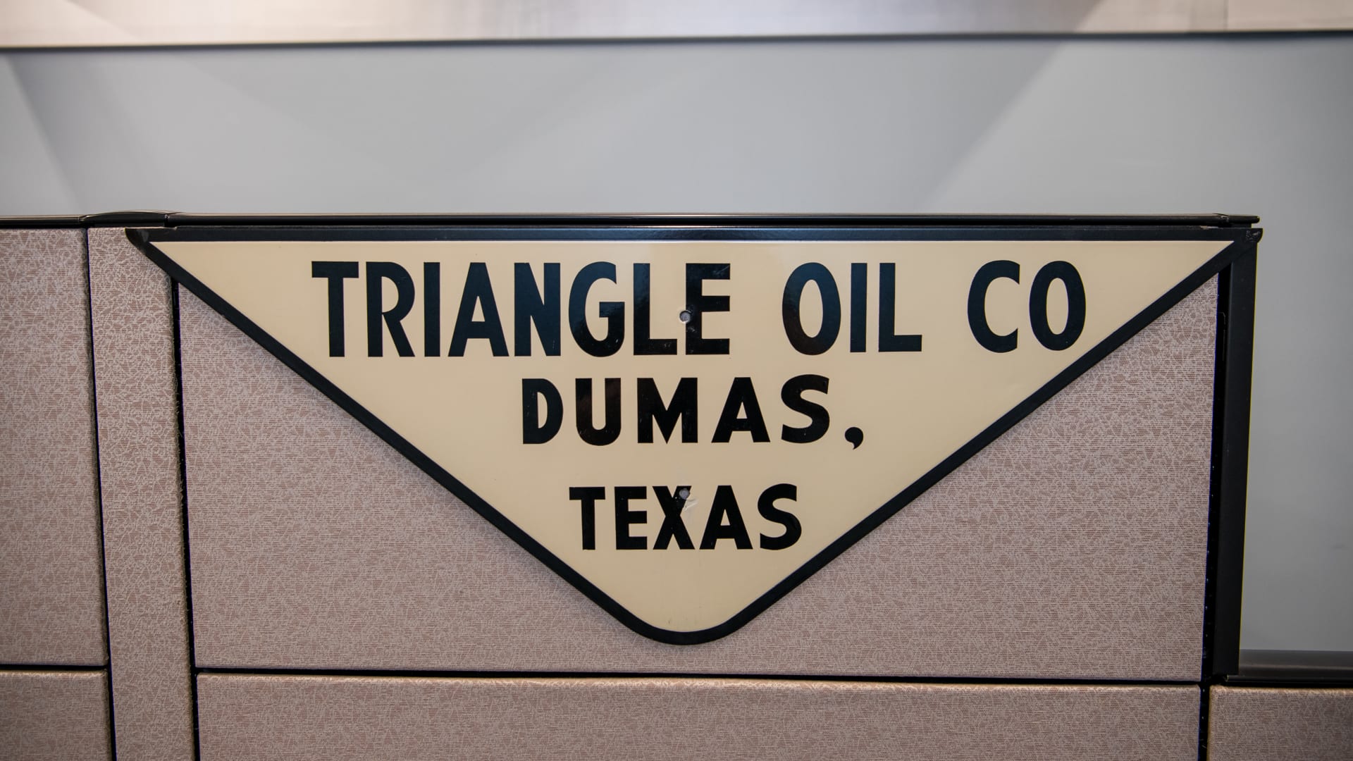 Triangle Oil Co. SingleSided Porcelain Sign at The World’s Largest
