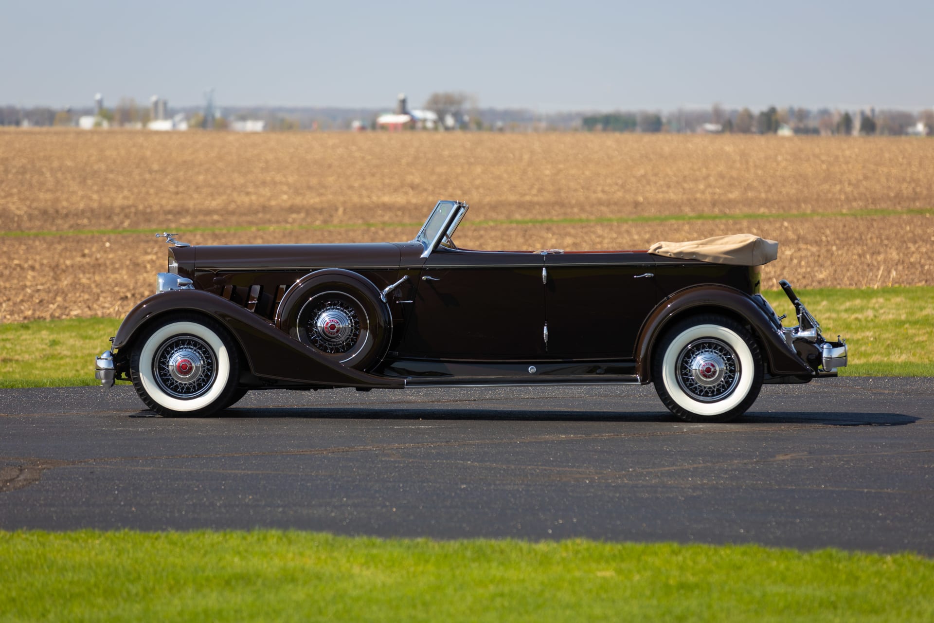 1934 Packard 1108 Twelve Dietrich Individual Custom Convertible Sedan