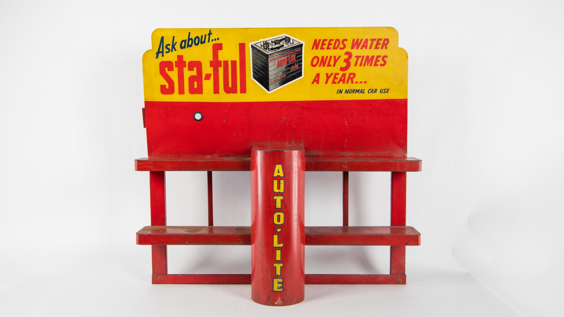Autolite Battery Display Rack at Indy 2023 as M26 - Mecum Auctions