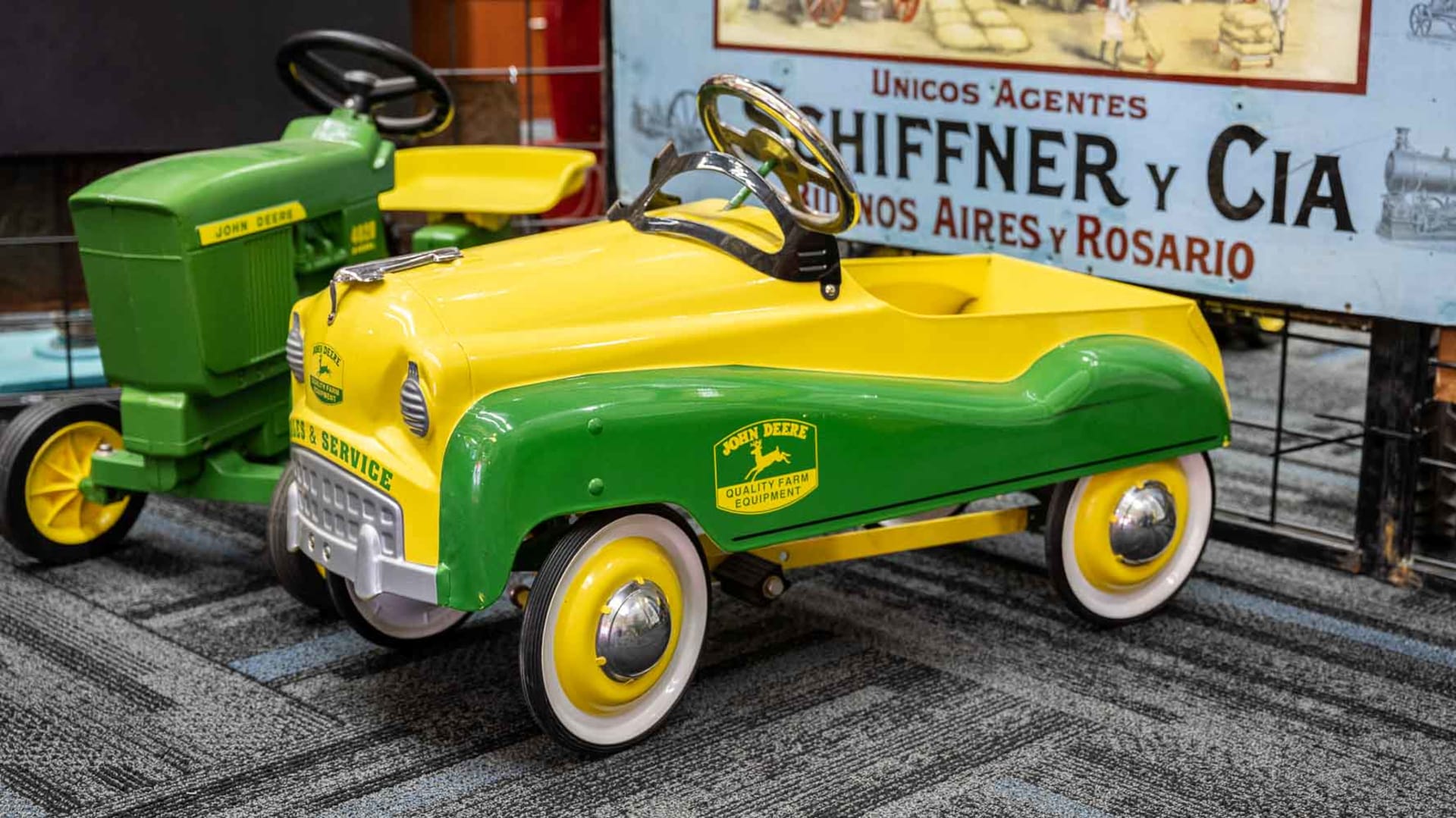 John Deere Murray Pedal Car at The World’s Largest Road Art Auction