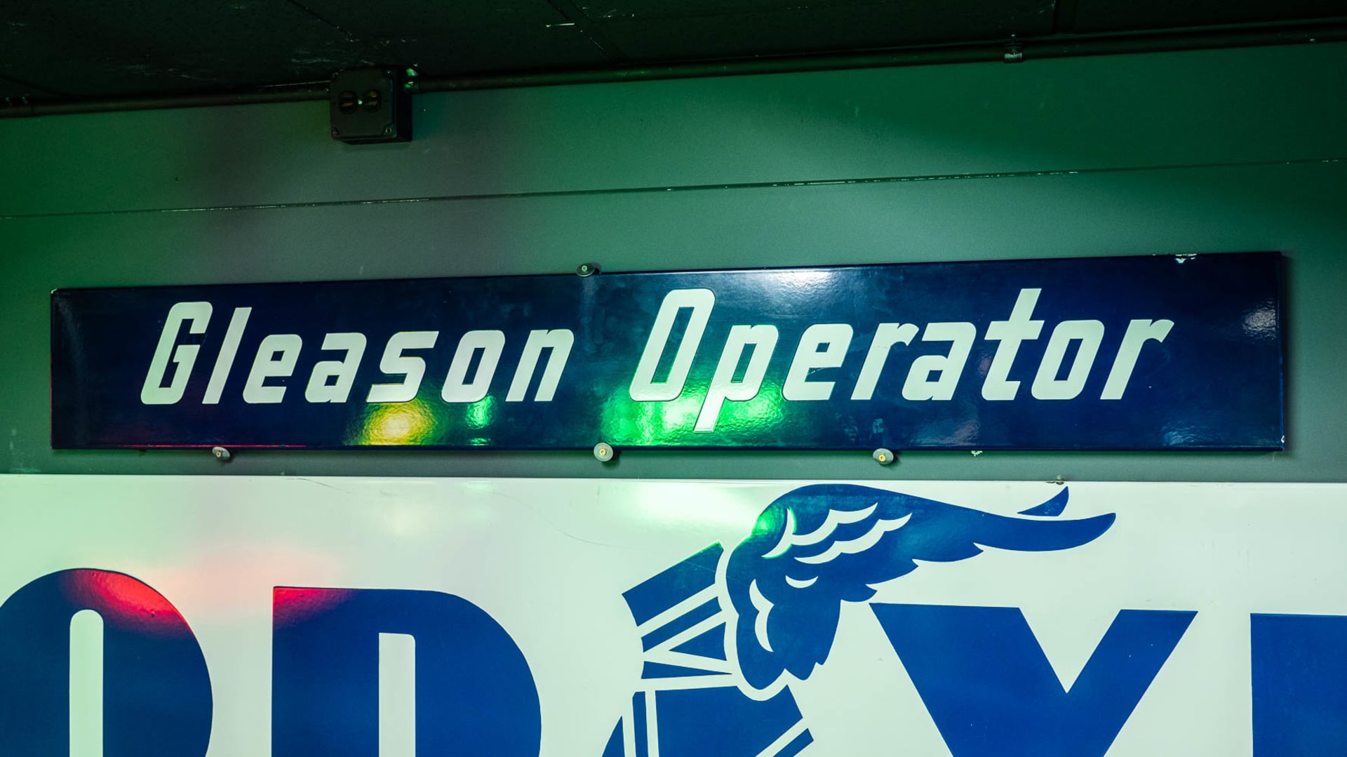 Gleason Operator SingleSided Porcelain Sign at The World’s Largest