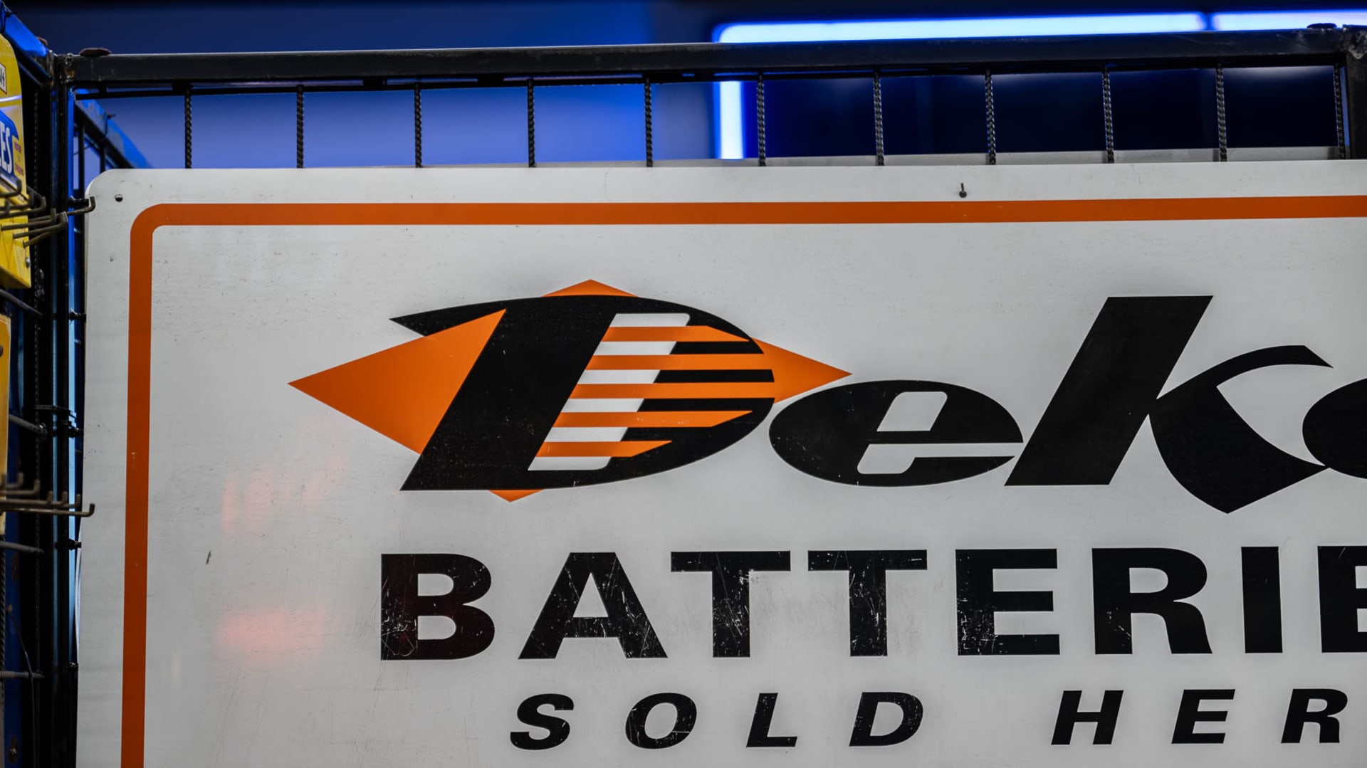 Deka Batteries SingleSided Tin Sign at The World’s Largest Road Art