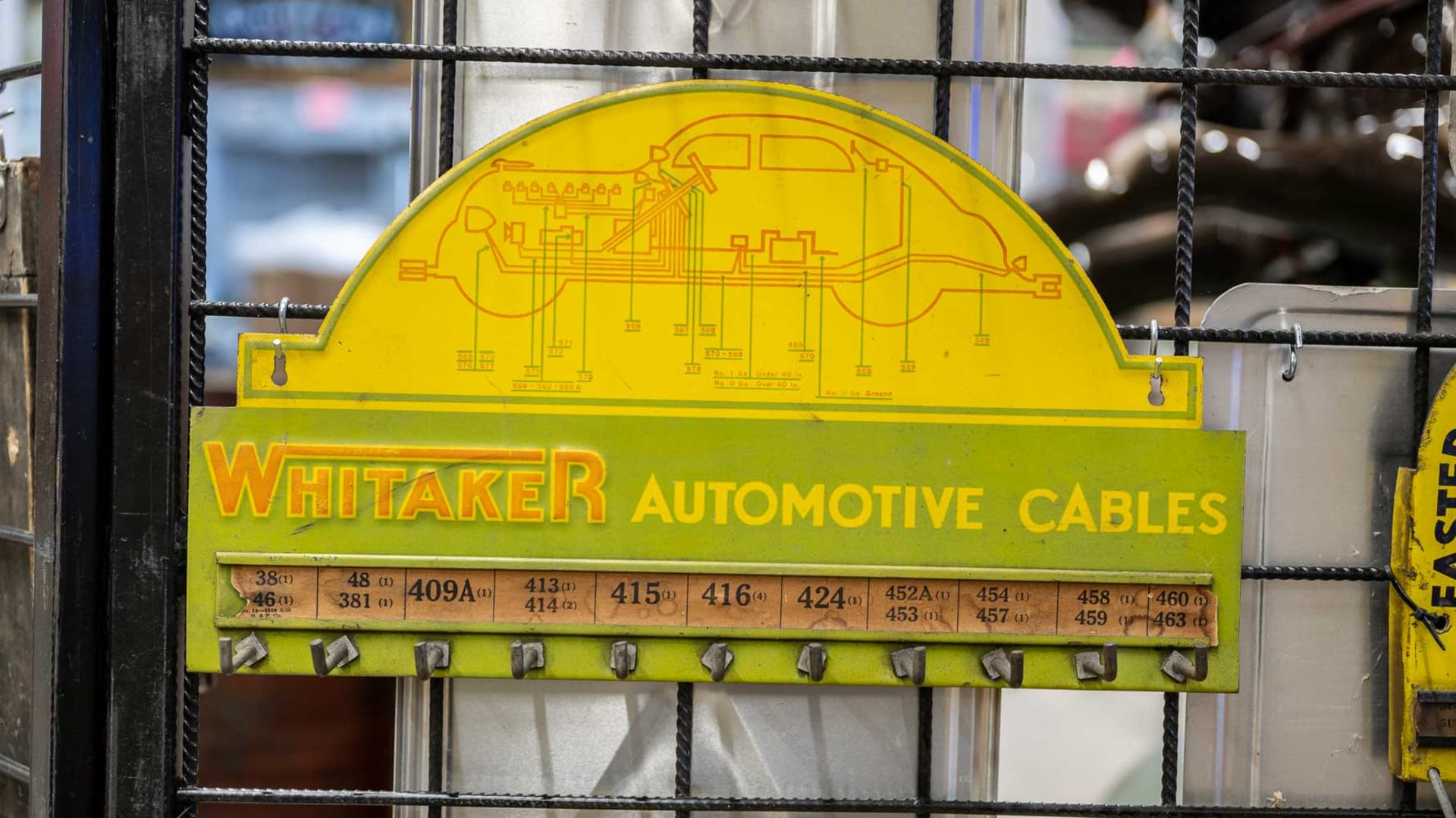 Whitaker Automotive SingleSided Embossed Cable Rack at The World’s