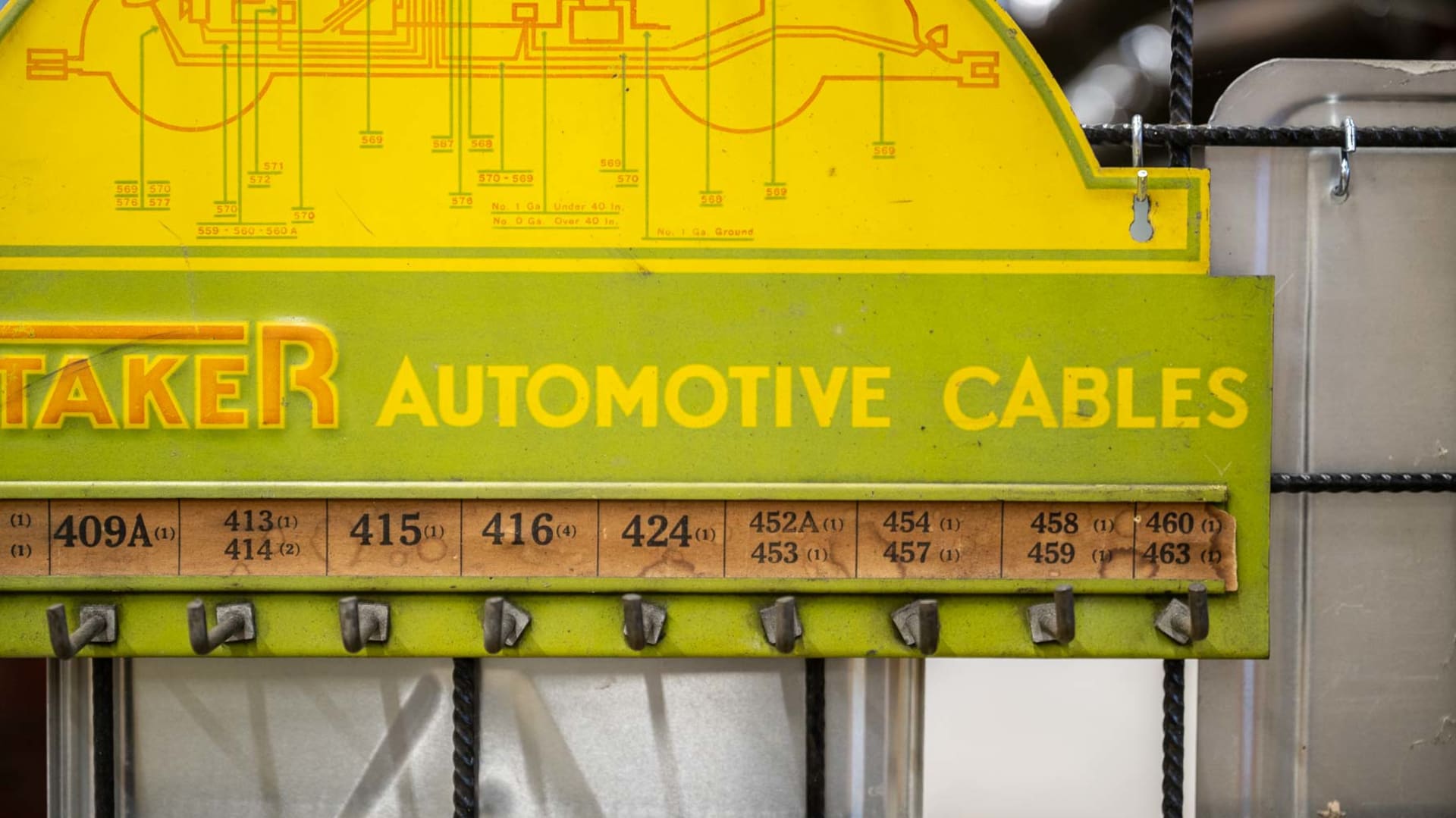 Whitaker Automotive SingleSided Embossed Cable Rack at The World’s