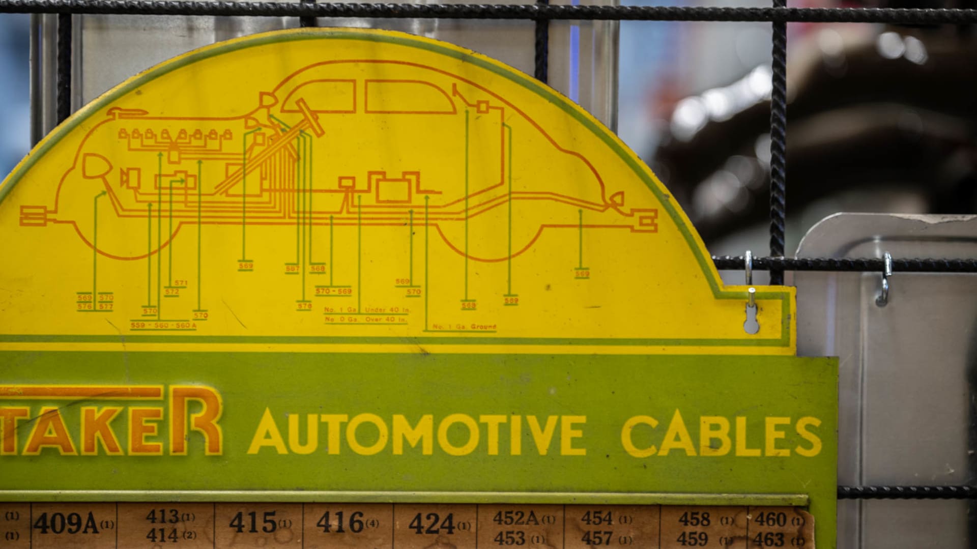 Whitaker Automotive SingleSided Embossed Cable Rack at The World’s