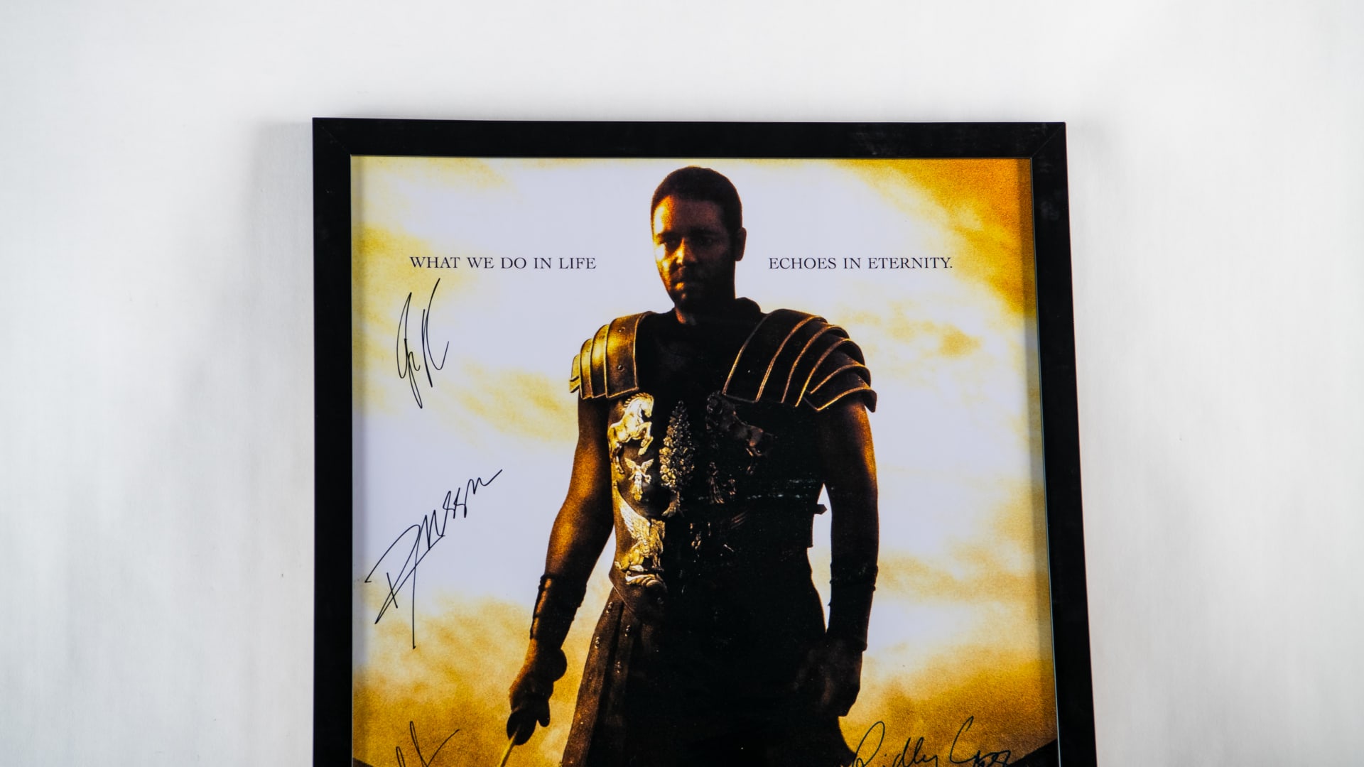2000 Gladiator Signed Movie Poster at Indy 2023 as Z158 Mecum Auctions