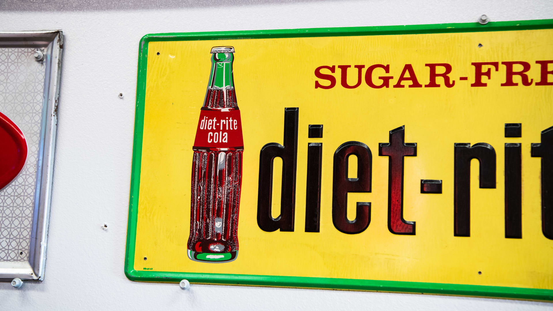1960s Diet-Rite Cola Single-Sided Embossed Tin Sign at The World’s ...