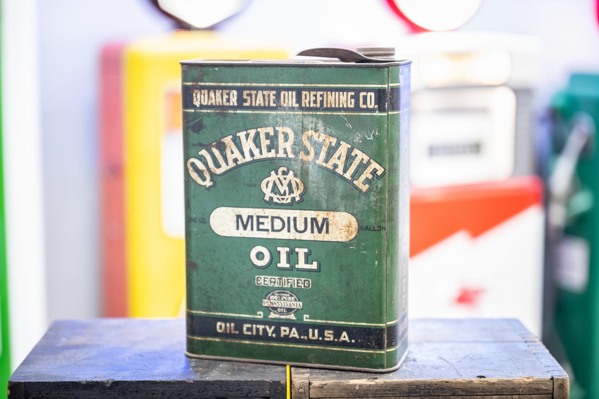 Quaker State 1Gallon Oil Can at The World’s Largest Road Art Auction