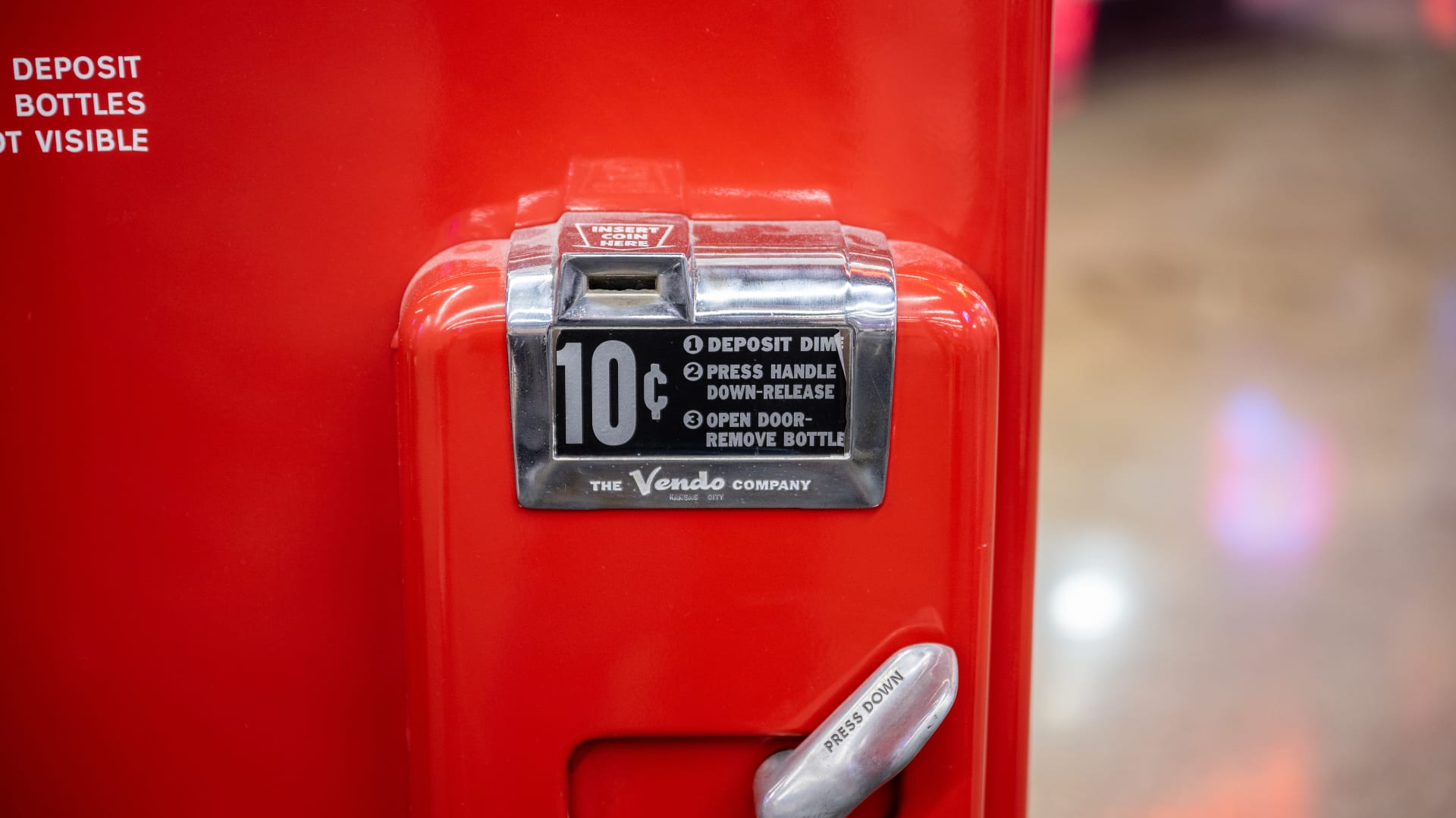 CocaCola Vendo CoinOperated Machine at The World’s Largest Road Art