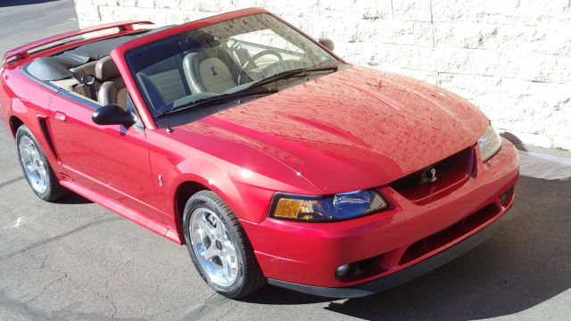 2001 Ford Mustang Svt Cobra Convertible At Glendale 2022 As T243 Mecum Auctions 1591