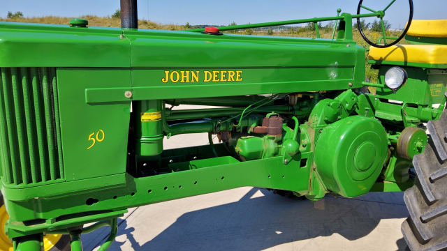 1953 John Deere 50 At Gone Farmin Fall Premier 2022 As S183 Mecum Auctions 6237