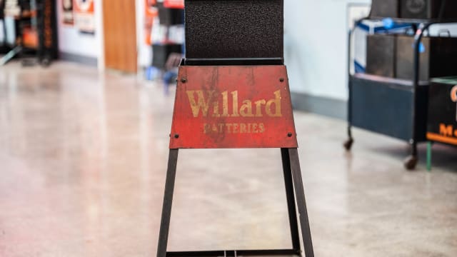 Willard Batteries Metal Display Stand at The World’s Largest Road Art ...