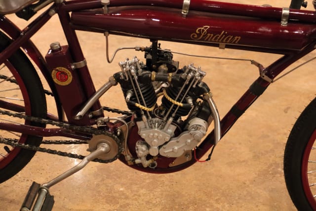 1912 Indian Miniature 8 Valve Racer Replica at From the John Parham