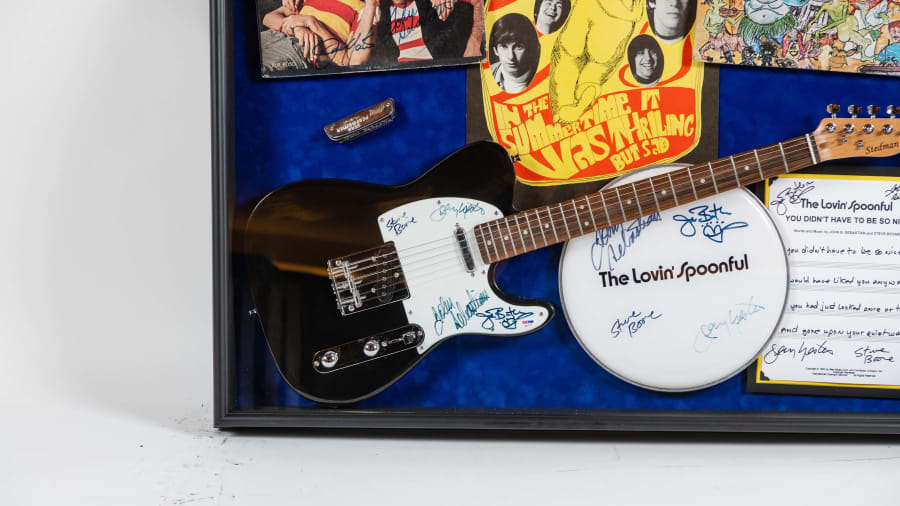 The Lovin' Spoonful Autographed Shadowbox, with COA at Kissimmee 2022 ...