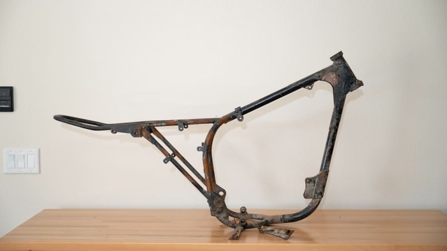 CZ and Husqvarna Frames at Las Vegas Motorcycles 2023 as Z26 Mecum Auctions