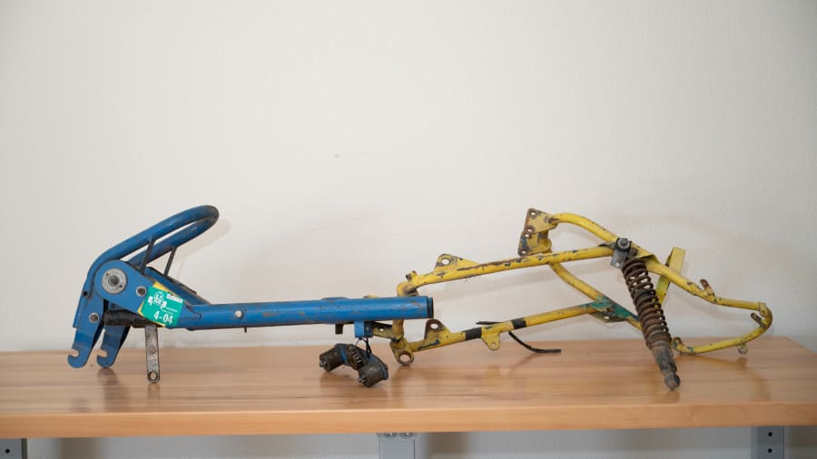 CZ and Husqvarna Frames at Las Vegas Motorcycles 2023 as Z26 Mecum