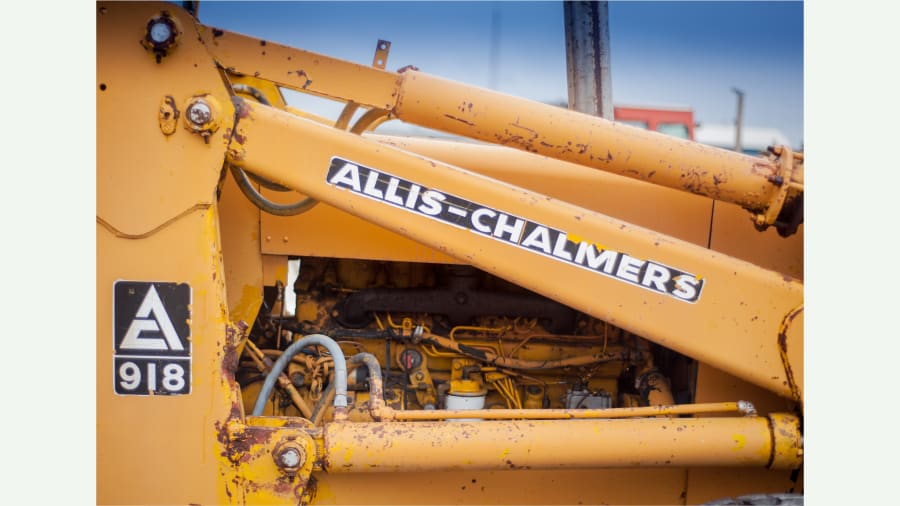 1975 Allis Chalmers 918 Loader/Backhoe at Ontario Tractor Auction 2017