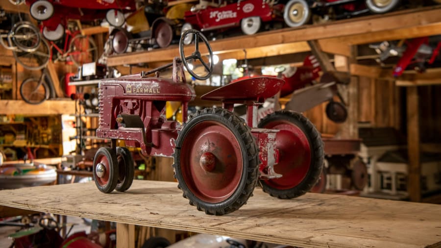 Farmall Pedal Tractor at Elmer's Auto & Toy Museum Collection 2022 as