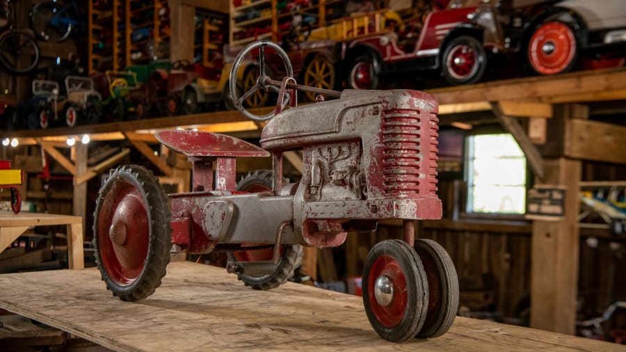 Farmall Pedal Tractor at Elmer's Auto & Toy Museum Collection 2022 as