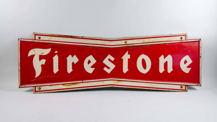 Firestone SingleSided Tin Sign at Orlando Summer Special 2021 as Z334
