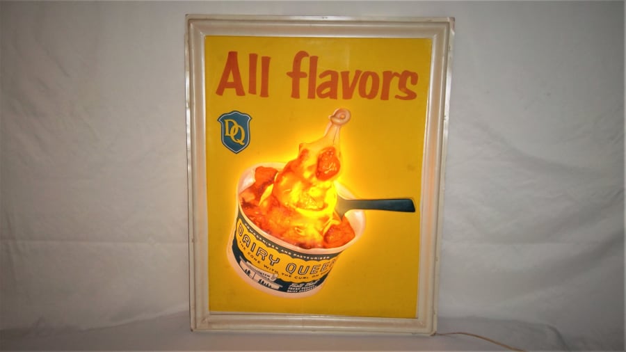 Dairy Queen 3D Plastic Sundae Sign 24x29x5 at Kissimmee 2020 as M537