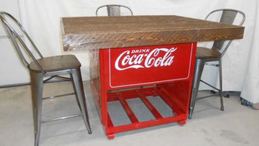 CocaCola Ice Chest Table And Chairs at Kissimmee Road Art 2019 as M123