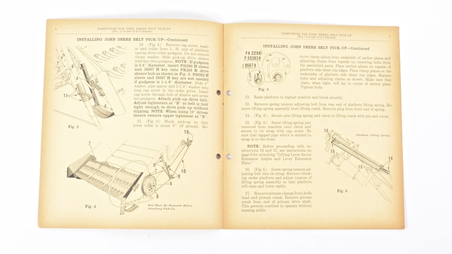 John Deere Belt Pick Up at Gone Farmin' Tractor Spring Classic 2016 as L226 Mecum Auctions