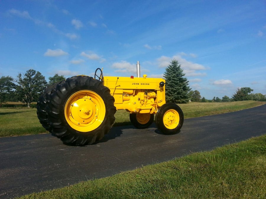 1956 John Deere 420 Utility At Gone Farmin Iowa 2013 As S44 Mecum Auctions 6308