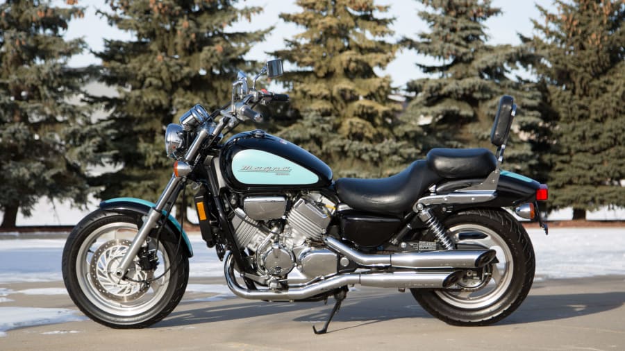 1995 Honda VF750C Magna at Las Vegas Motorcycles 2018 as W235 Mecum