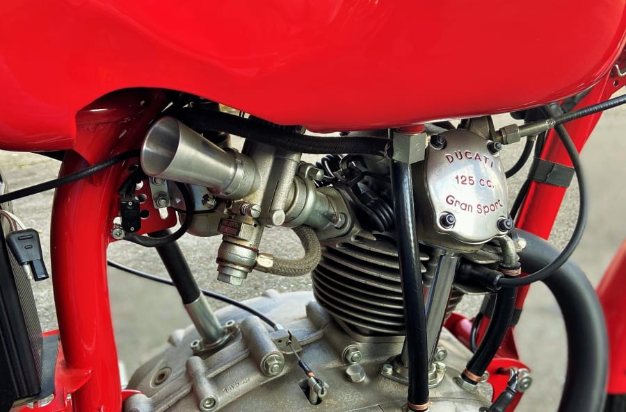 1954 Ducati Marianna Gran Sport 125 at Las Vegas Motorcycles 2021 as