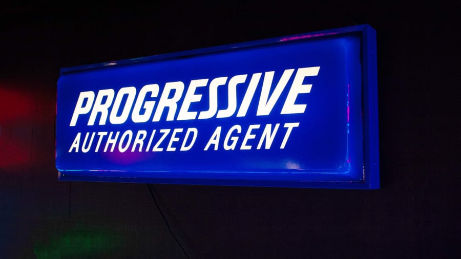 Progressive Light Up Sign at The Eddie Vannoy Collection 2020 as K586