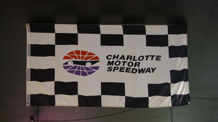 Charlotte Motor Speedway Banners at The Eddie Vannoy Collection 2020 as J391 Mecum Auctions