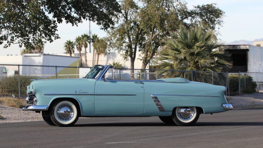 1952 Ford Crestline Convertible at Rogers' Classic Car Museum 2015 as
