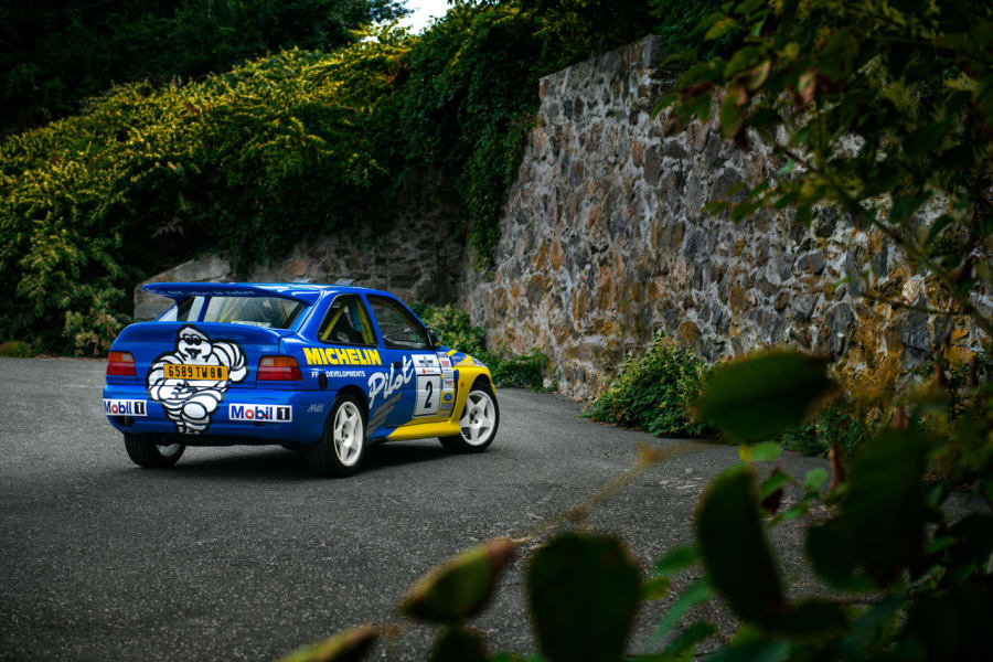1992 Ford Escort RS Cosworth Rally Car at Indy 2021 as T26 Mecum Auctions